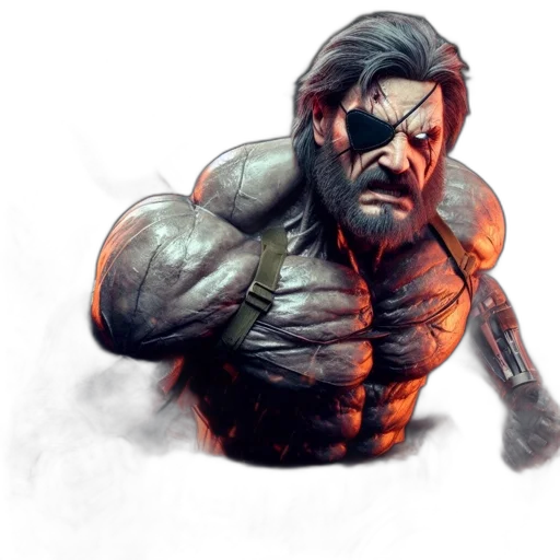 weapon, concept art, comic book art, fantasy art, watercolor, muscular, man, facial transparent PNG cut-out