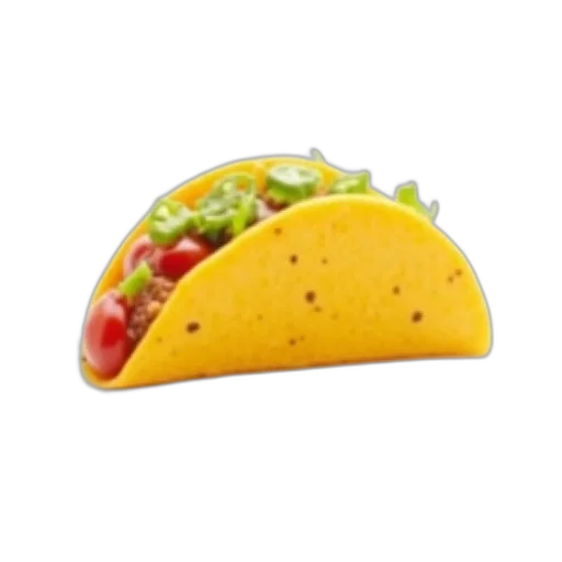 food, hat, animal, shoes, photorealistic, 3d render, concept art, taco transparent PNG cut-out