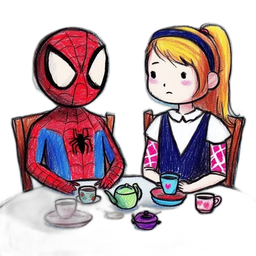 mask, food, comic book art, concept art, cartoon, watercolor, two, characters transparent PNG cut-out