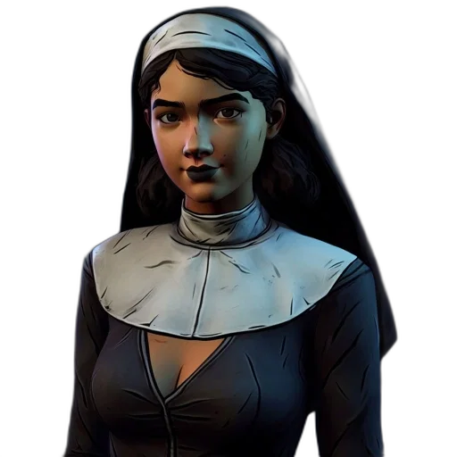 staff, face, dress, concept art, fantasy art, 3d render, comic book art, dark transparent PNG cut-out