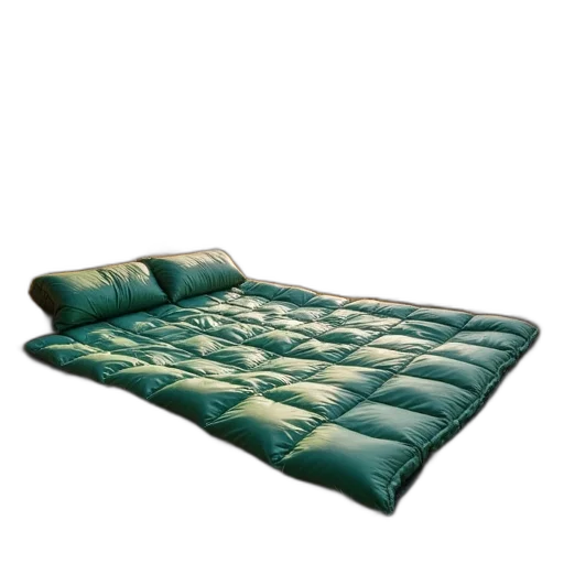 furniture, 3d render, green, blue transparent PNG cut-out