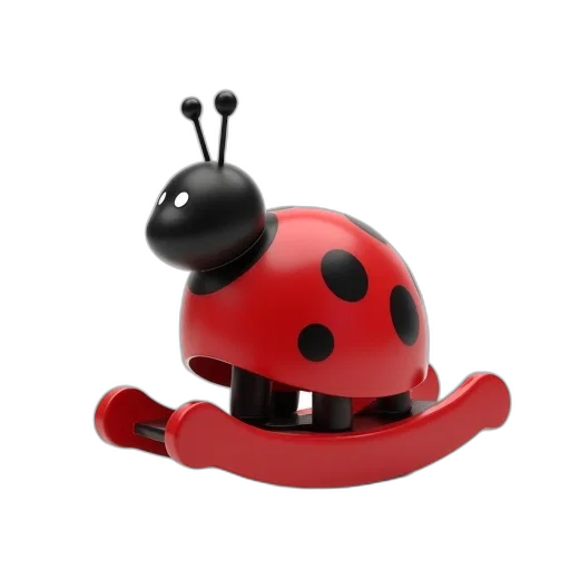 animal, robot, hat, furniture, 3d render, concept art, photorealistic, ladybug transparent PNG cut-out