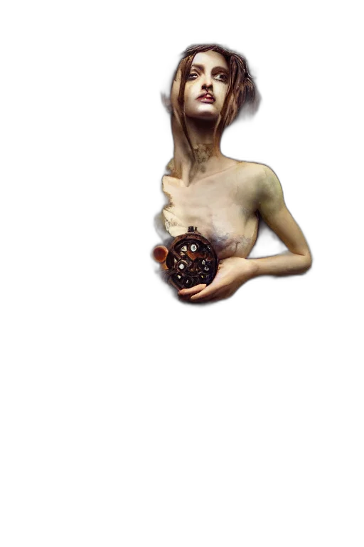 jewelry, bottle, dress, face transparent PNG cut-out