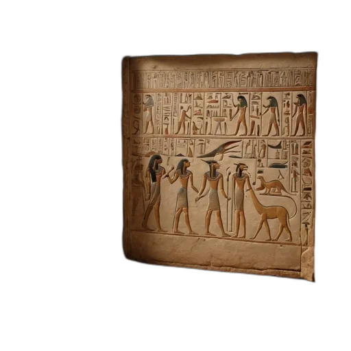 ancient, egyptian, setting, possibly, tomb, temple, features, stone transparent PNG cut-out