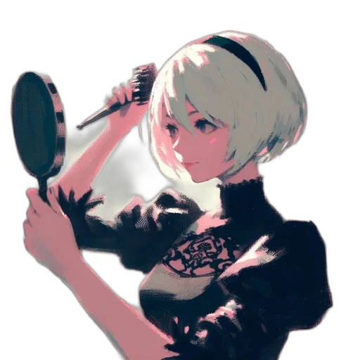 staff, weapon, mask, face, pixel art, concept art, anime, watercolor transparent PNG cut-out