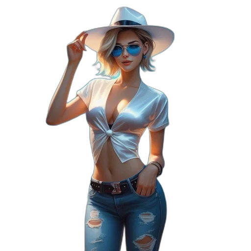 hat, jacket, jewelry, staff, concept art, fantasy art, photorealistic, 3d render transparent PNG cut-out