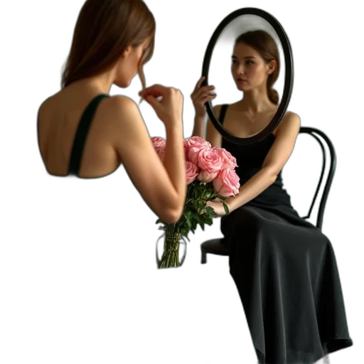 dress, jewelry, face, staff, photorealistic, 3d render, oil painting, concept art transparent PNG cut-out
