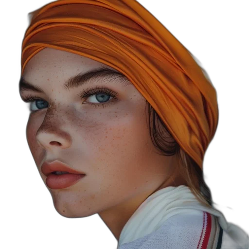 hat, face, crown, hair, photorealistic, oil painting, 3d render, concept art transparent PNG cut-out