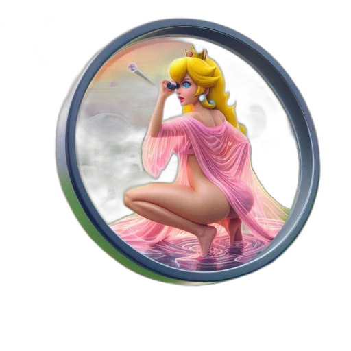 dress, concept art, fantasy art, 3d render, dreamlike, tableau, blonde, figure transparent PNG cut-out