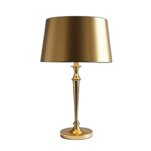 furniture, crown, hat, jewelry, 3d render, photorealistic, golden, lamp transparent PNG cut-out
