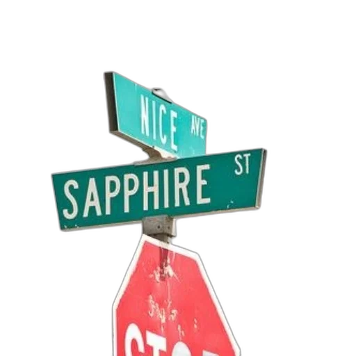 city street, street, sign, intersection, nice, avenue, sapphire, stop transparent PNG cut-out