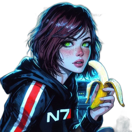 jacket, cyberpunk, comic book art, concept art, fantasy art, neon lights, neon, young transparent PNG cut-out