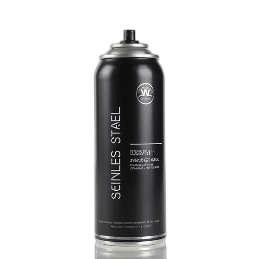 bottle, hair, staff, 3d render, black, can, weiman, stainless transparent PNG cut-out