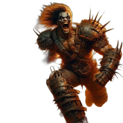 creature, concept art, fantasy art, 3d render, imposing, figure, donning, heavy transparent PNG cut-out