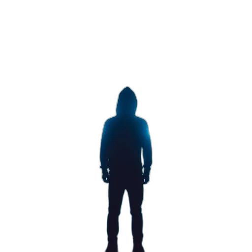 jacket, mask, robot, staff, concept art, pixel art, 3d render, cyberpunk transparent PNG cut-out