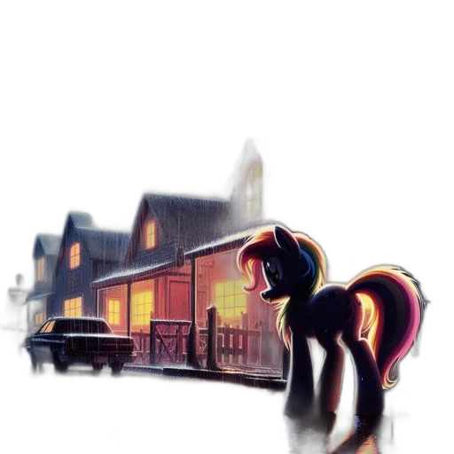 animal, staff, concept art, fantasy art, watercolor, pixel art, fog, fire transparent PNG cut-out