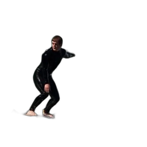 jacket, creature, robot, staff, 3d render, concept art, pixel art, surfer transparent PNG cut-out
