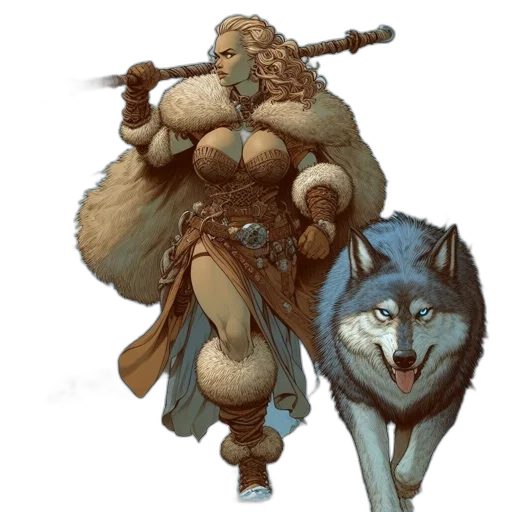 staff, fantasy art, concept art, comic book art, pixel art, earth tones, blue, blonde-haired transparent PNG cut-out
