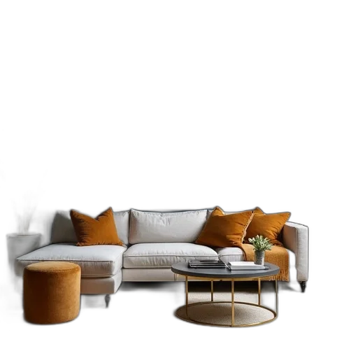 furniture, 3d render, photorealistic, concept art transparent PNG cut-out