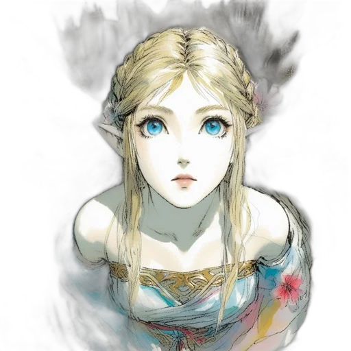 face, dress, mask, crown, fantasy art, watercolor, concept art, pixel art transparent PNG cut-out