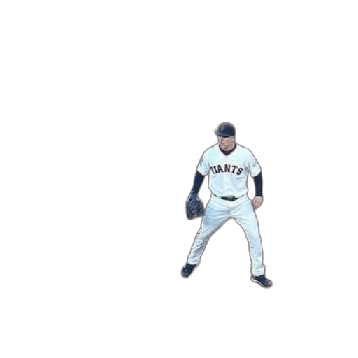 baseball, player, giants, standing transparent PNG cut-out