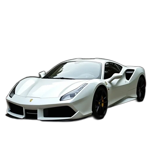 car, animal, weapon, 3d render, photorealistic, concept art, white, sports transparent PNG cut-out