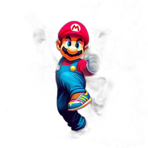 animal, weapon, mask, creature, 3d render, pixel art, concept art, photorealistic transparent PNG cut-out
