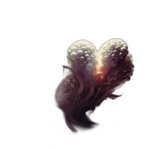 hair, dragon, creature, mask, concept art, fantasy art, photorealistic, pixel art transparent PNG cut-out