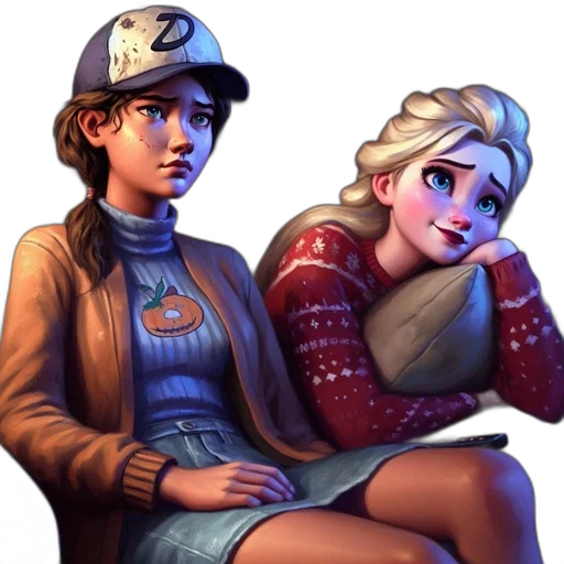 hat, jacket, concept art, comic book art, pixel art, 3d render, snow, neon lights transparent PNG cut-out