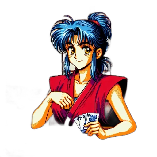 jewelry, staff, vaporwave, anime, concept art, cartoon, portrays, young transparent PNG cut-out
