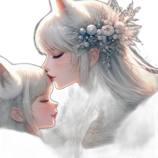 crown, mask, watercolor, fantasy art, anime, concept art, snow, fog transparent PNG cut-out