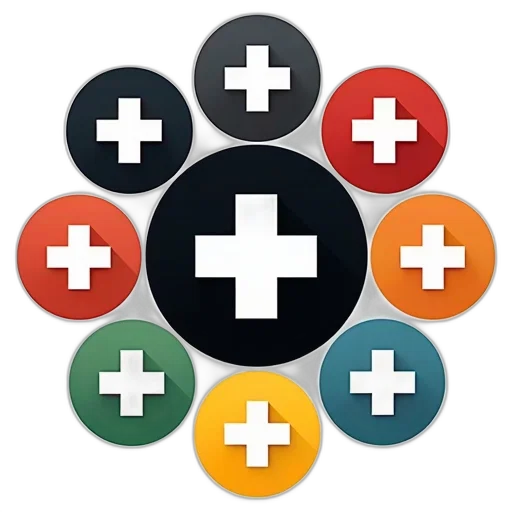 staff, 3d render, dark, colorful, monochrome, earth tones, collection, icons transparent PNG cut-out