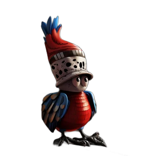 crown, hat, animal, mask, concept art, 3d render, pixel art, fantasy art transparent PNG cut-out