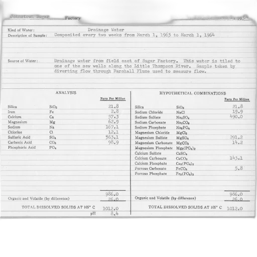 staff, document, titled, johnstown, sugar, factory, table, showing transparent PNG cut-out