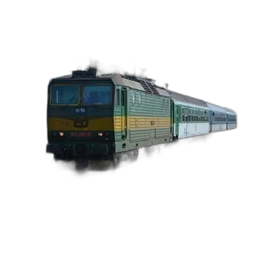 weapon, photorealistic, 3d render, concept art, green, yellow, train, white transparent PNG cut-out