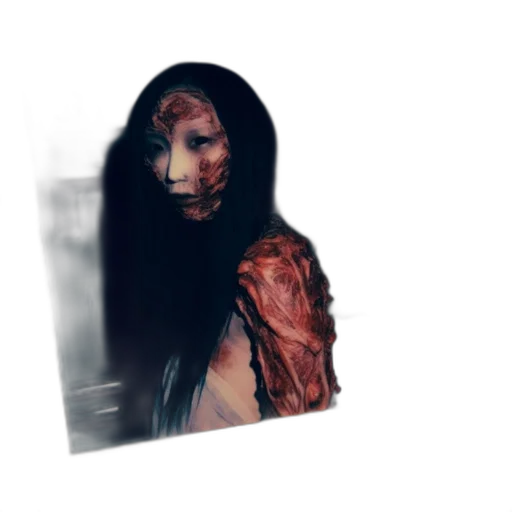mask, creature, face, animal, concept art, 3d render, photorealistic, pixel art transparent PNG cut-out