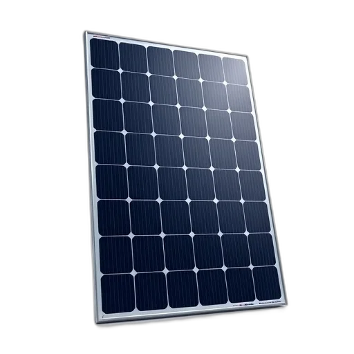 solar, panel, textured, surface, grid, squares, displayed, against transparent PNG cut-out