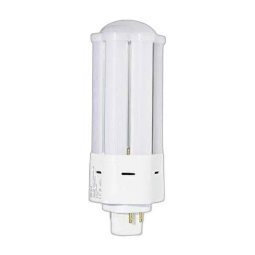 compact, fluorescent, light, bulb, white, background, featuring, cylindrical transparent PNG cut-out
