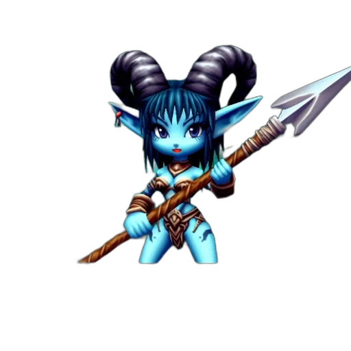 staff, weapon, sword, pixel art, fantasy art, concept art, anime, blue transparent PNG cut-out