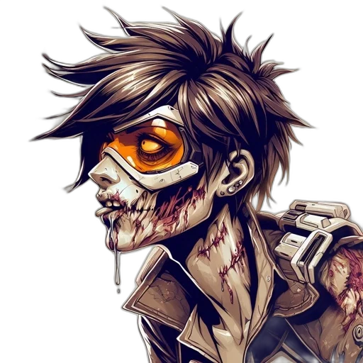 mask, face, comic book art, concept art, cartoon, fantasy art, dark, battered transparent PNG cut-out