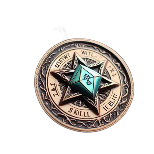 jewelry, staff, elaborate, star-centered, pendant, turquoise, gemstone, arcane transparent PNG cut-out