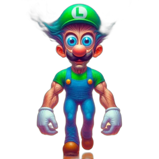 mask, staff, face, animal, 3d render, concept art, pixel art, cartoon transparent PNG cut-out