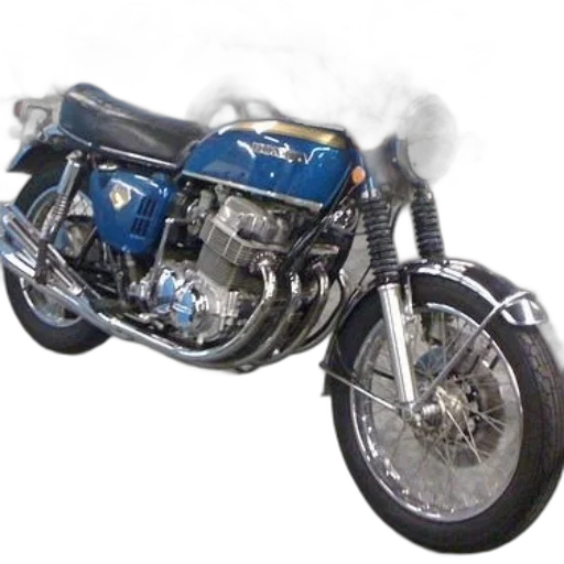 photorealistic, 3d render, concept art, blue, honda, motorcycle, display, indoor transparent PNG cut-out