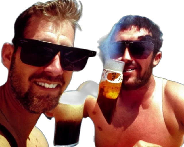 selfie, content, bloke, wearing transparent PNG cut-out