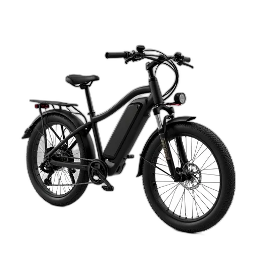 3d render, photorealistic, modern, electric, bicycle, sleek, design, featuring transparent PNG cut-out