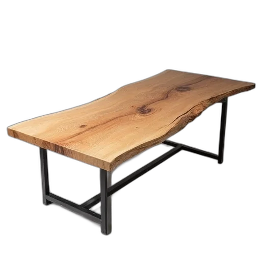 furniture, 3d render, coffee, table, made, same, maple, wood transparent PNG cut-out
