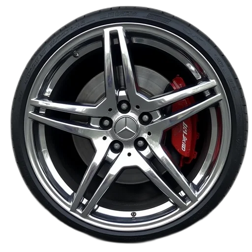 new, factory, rim, chrome transparent PNG cut-out