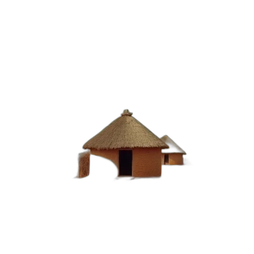 furniture, building, hat, umbrella, 3d render, concept art, pixel art, photorealistic transparent PNG cut-out