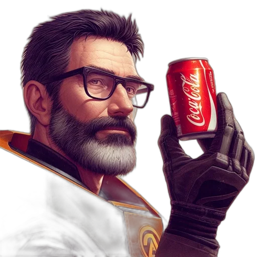 bottle, jacket, food, weapon, comic book art, concept art, cyberpunk, fantasy art transparent PNG cut-out
