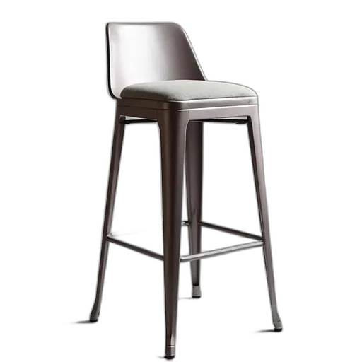furniture, 3d render, aluminum, bar, stool transparent PNG cut-out